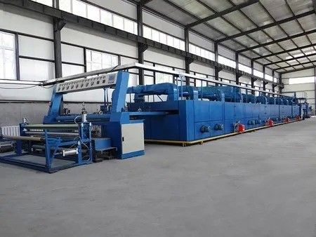 1800mm - 6000mm Fabric Finishing Machine Latex Backing And Hot Setting 30m/Min Finish Stenter Machine