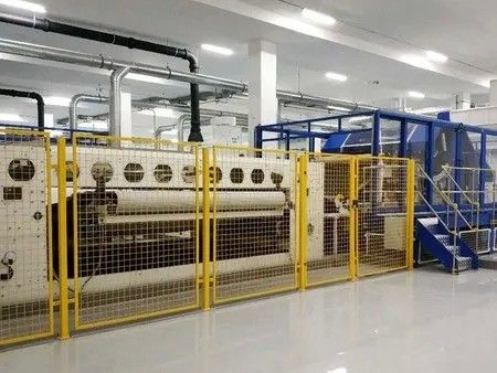 90m/Min High Speed Web Forming  Profil Modification Type Cross Lapper