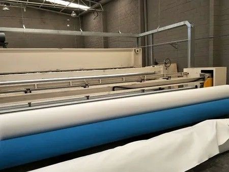 1.5M - 9M Fabric Rewinding Machine 20m/Min Slitting And Winding Machine
