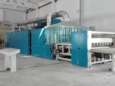 Double Belt Fabric Oven Cooling Zone Thermal Bonding Oven For Padding Production Line
