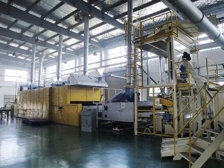Double Belt Fabric Oven Cooling Zone Thermal Bonding Oven For Padding Production Line