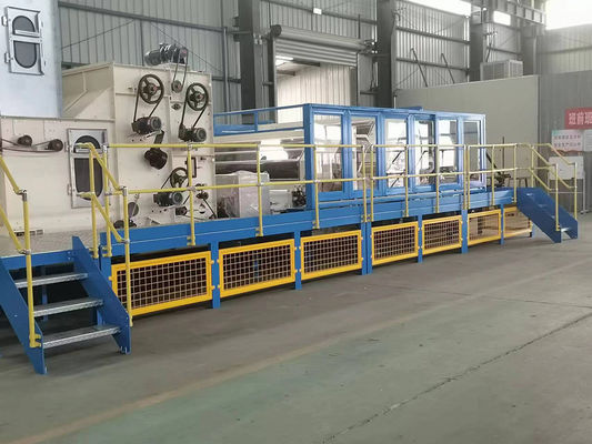 Industrial Non Woven double or single cylinder Carding Machine with self-cleaning system