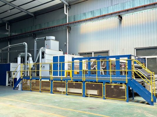 Industrail Non woven Carding Machine single cylinder double doffer for technical fiber